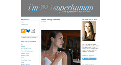 Desktop Screenshot of notsuperhuman.com
